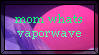 Vaporwave aesthetic stamp reading 'mom what's vaporwave'