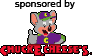 Chuck E Cheese logo with the text Sponsored by Chuck E Cheese under it